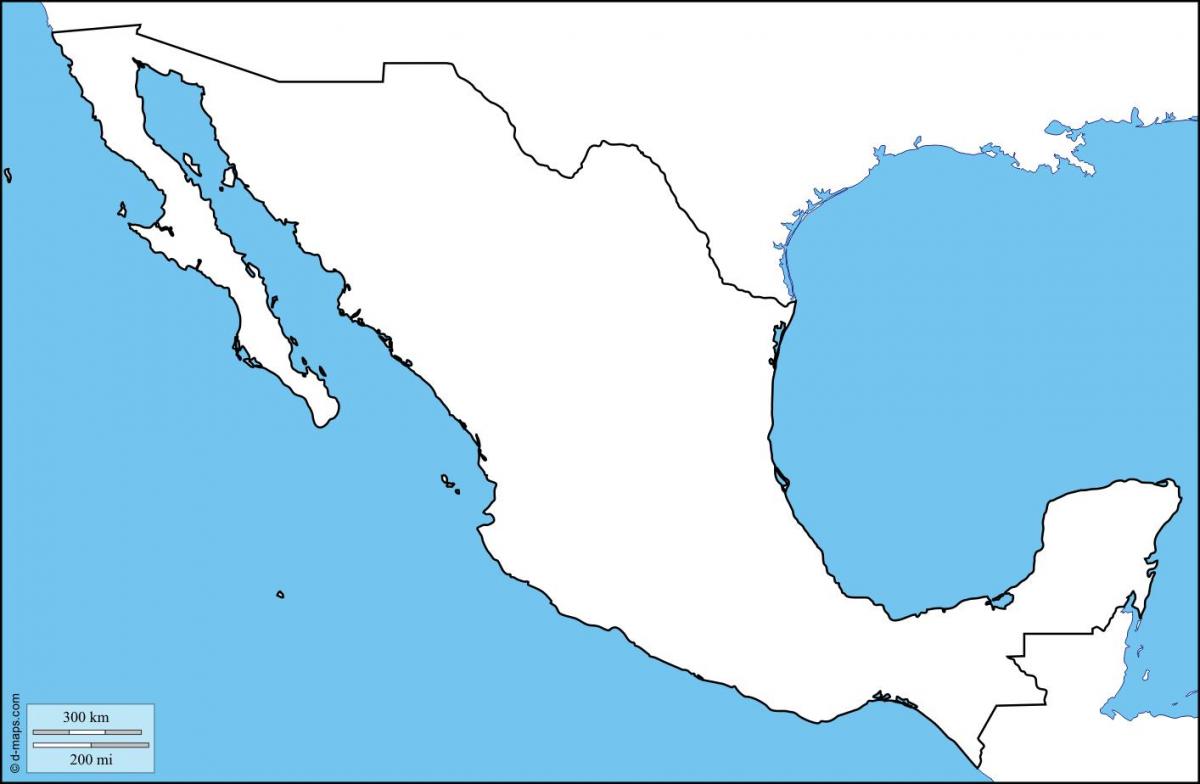 tom Mexico kort