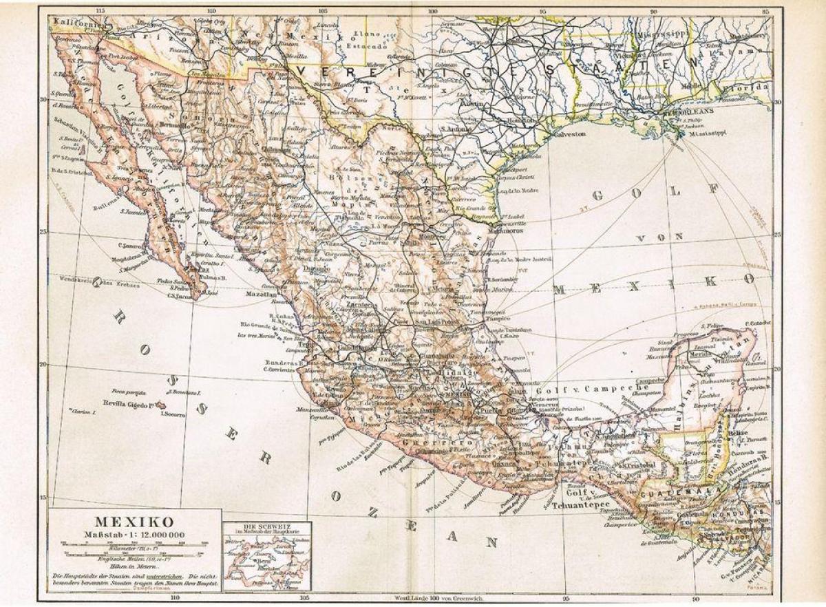 Mexico gamle kort