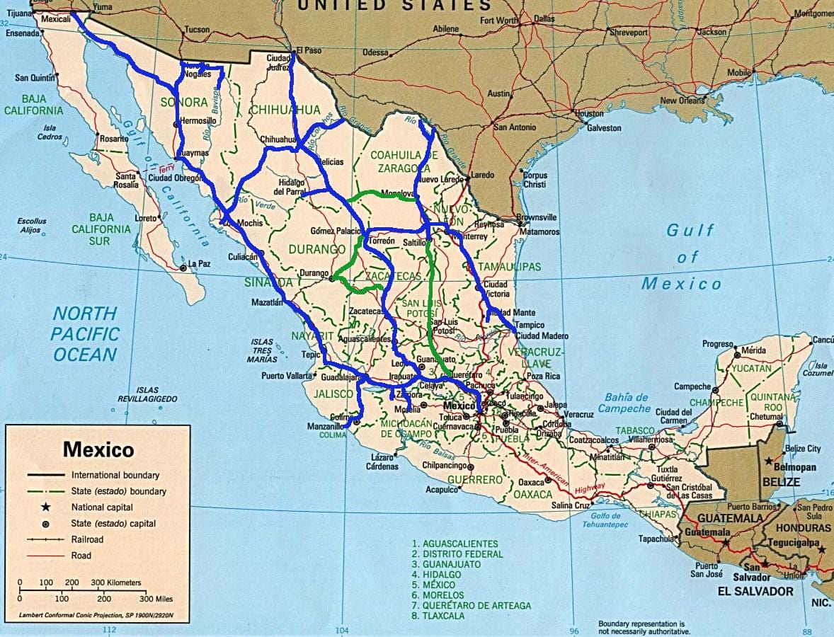 Mexico tog kort