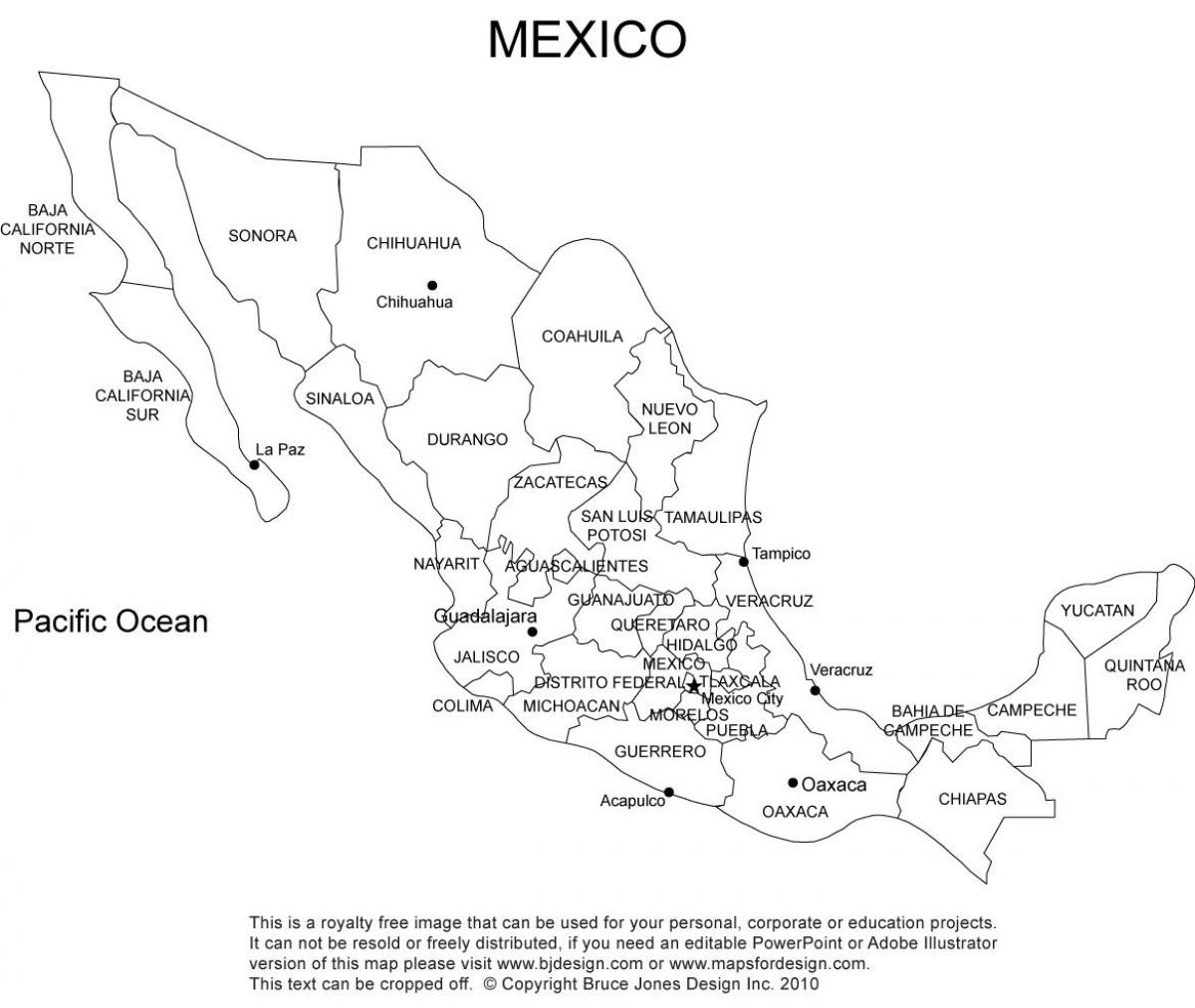 Mexico printable kort