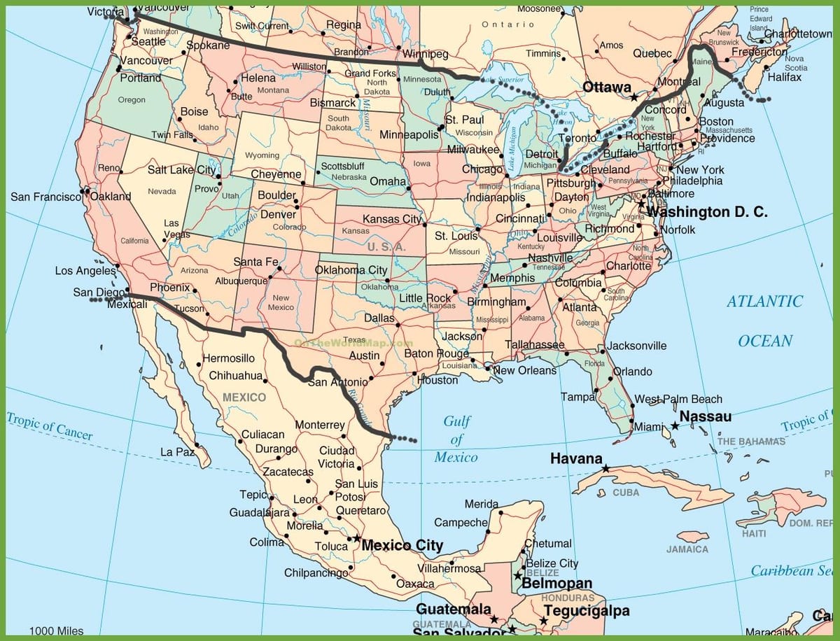 kort os Mexico