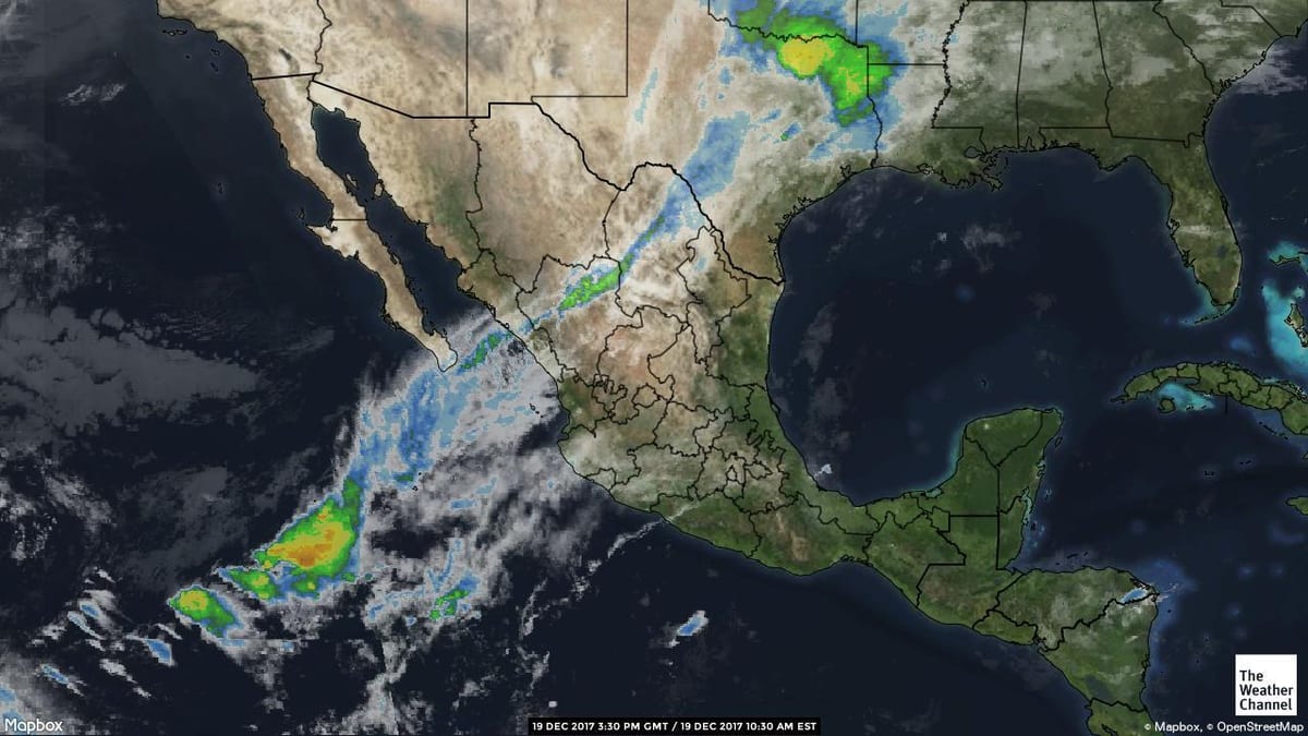 radar-kort Mexico
