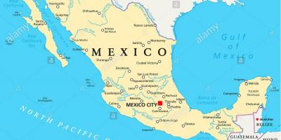 Mexico kort byer