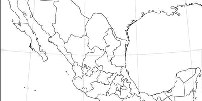 Mexico kort tomme