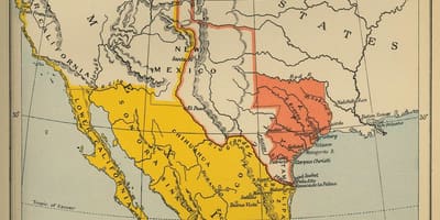 Kort over Mexico 1700