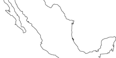 Mexico skitsere kort