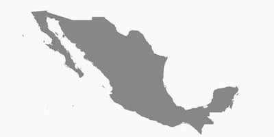 Mexico vektor-kort