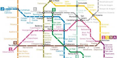 Metro kort Mexico