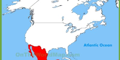 Mexico på kort