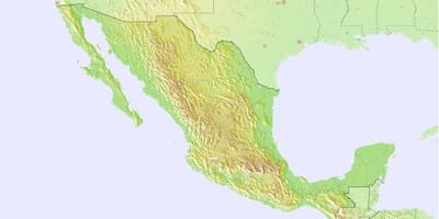 Kort over Mexico prognose