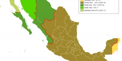 Tidszone kort Mexico